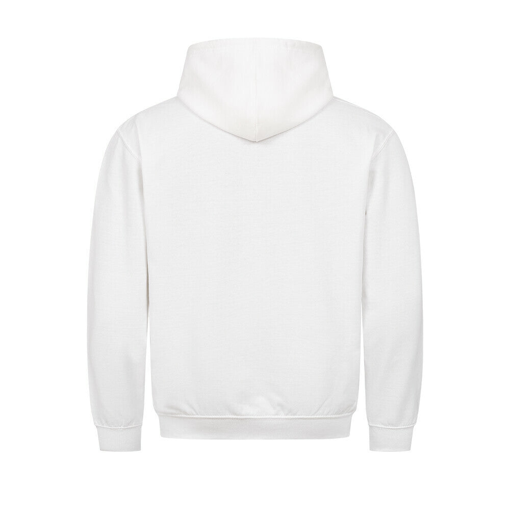 Hoodie – Bin da, Farbe Weiß, Ansicht 2