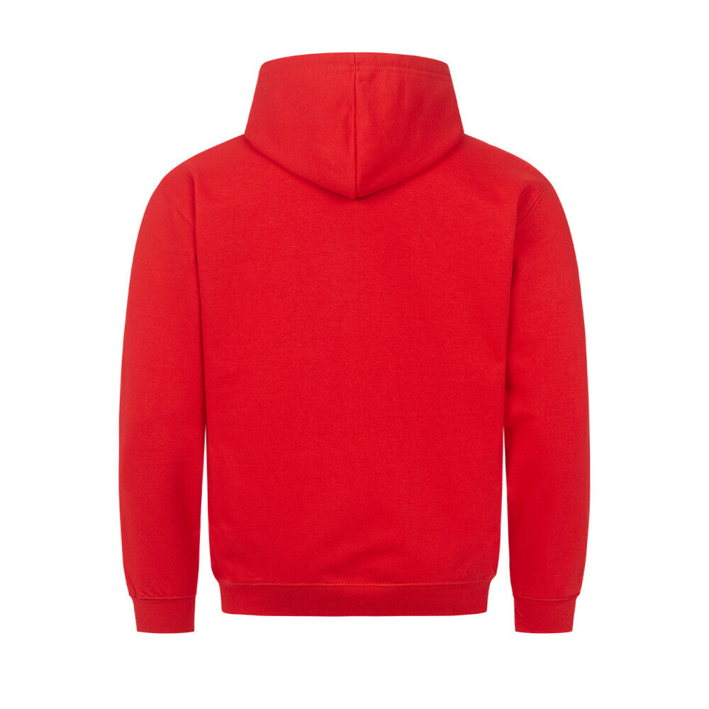 Hoodie – Bin da, Farbe Rot, Ansicht 2